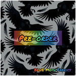 PRE-ORDER. Nevermore Raven fabric. By METER - BlueMothFabrics