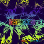 PRE-ORDER. Neon Gamer fabric. By METER - BlueMothFabrics