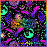 PRE-ORDER. Bats Occult fabric. By METER