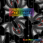 PRE-ORDER. Bats fabric. By METER - BlueMothFabrics