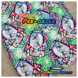 PRE-ORDER. Fireflies Mushrooms fabric. By METER - BlueMothFabrics