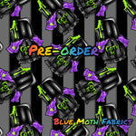 PRE-ORDER. Goth ice cream fabric. By METER - BlueMothFabrics