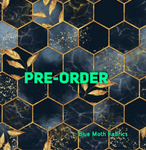 PRE-ORDER. Geo Abstract fabric. By METER - BlueMothFabrics